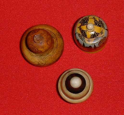 Top view of assorted animal bone bottles