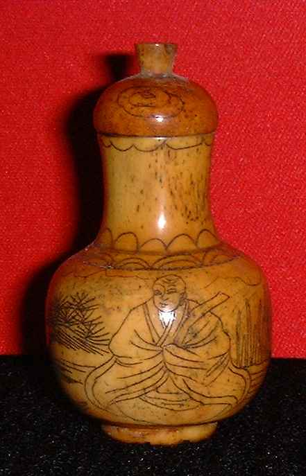 Vase made of animal bone